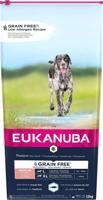 EUKANUBA Grain Free Senior large/giant breed, Ocean fish - droog hondenvoer - 12 kg - thumbnail