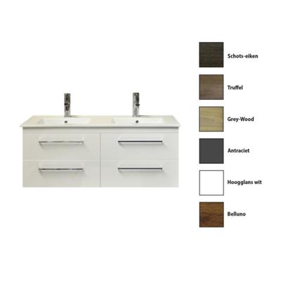 Onderkast Sanicare Q14 4 Laden Chromen Greep Soft-Close 121x46 cm Belluno-Eiken Sanicare Onderkast Sanicare Q14 4 Laden Chromen Greep Soft-Close 121x46 cm Belluno-Eiken Sanicare