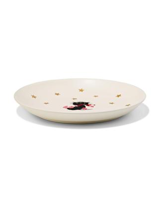 HEMA Siepie gebaksbordje ⌀16.8cm kermamiek kerst