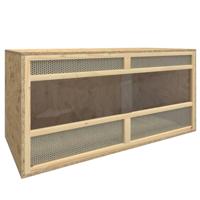Terrarium 100x47x47 cm bewerkt hout - thumbnail