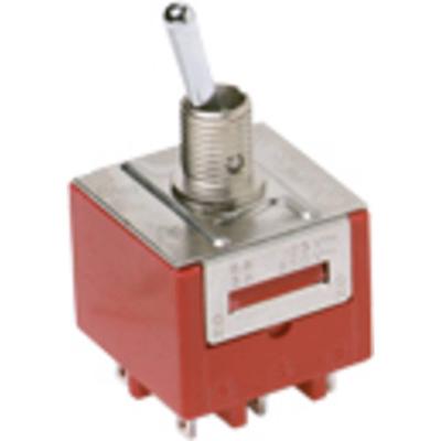 C & K Switches 9221KZ4QD Tuimelschakelaar 125 V/AC, 28 V/DC 10 A 2x aan/aan 1 stuk(s) Bulk