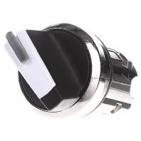 Siemens 3SU10522BF600AA0 3SU1052-2BF60-0AA0 Knevelschakelaar Metalen frontring, Hoogglans Zwart, Wit 1 x 90 ° 1 stuk(s) - thumbnail