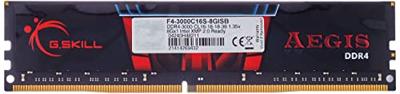 G.Skill Aegis Werkgeheugenmodule voor PC DDR4 8 GB 1 x 8 GB Non-ECC 3000 MHz 288-pins DIMM CL16-18-18-38 F4-3000C16S-8GISB G.Skill Aegis Werkgeheugenmodule voor PC DDR4 8 GB 1 x 8 GB Non-ECC 3000 MHz 288-pins DIMM CL16-18-18-38 F4-3000C16S-8GISB