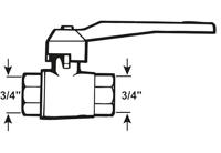 Cornat Kogelkraan Met Alu-Hendel 3/4Vv - T571442 - thumbnail