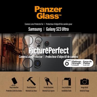 PanzerGlass Blickschutzfilter 0441 Cameraprotector (glas) Samsung Galaxy S23 Ultra 1 stuk(s) Krasvast PanzerGlass Blickschutzfilter 0441 Cameraprotector (glas) Samsung Galaxy S23 Ultra 1 stuk(s) Krasvast