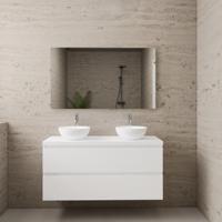 ACTIE BWS Badmeubel | Paris | Hoogglans Wit | 120 cm | met topplaat - thumbnail