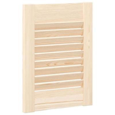 VidaXL Kastdeur met lamellen 39,5x29,5 cm massief grenenhout VidaXL Kastdeur met lamellen 39,5x29,5 cm massief grenenhout