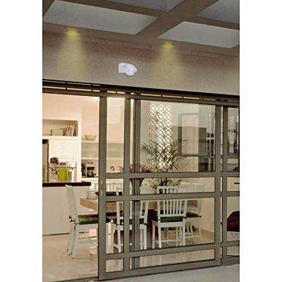 Renkforce 1362991 HF-bewegingsmelder Opbouw (op muur), Opbouw (op product), Wand 180 ° Relais Wit IP44