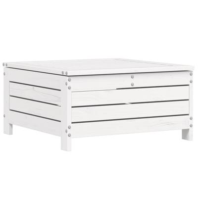 6-delige Loungeset massief grenenhout wit