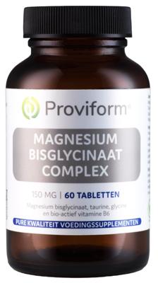 Proviform Magnesium bisglycinaat complex 150mg 60 Tabletten Proviform Magnesium bisglycinaat complex 150mg 60 Tabletten