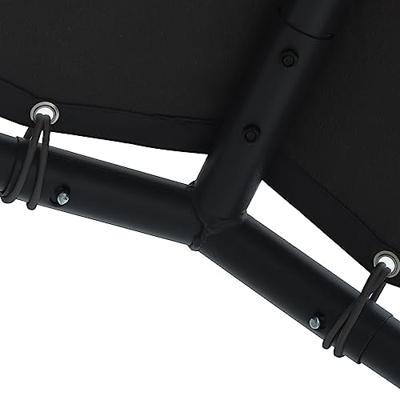 Tuinpaviljoen 4x4 m staal en stof antracietkleurig Tuinpaviljoen 4x4 m staal en stof antracietkleurig