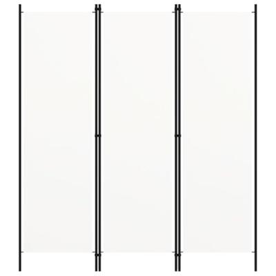 VidaXL Kamerscherm met 3 panelen 150x180 cm wit VidaXL Kamerscherm met 3 panelen 150x180 cm wit