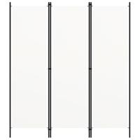 Kamerscherm met 3 panelen 150x180 cm wit - thumbnail