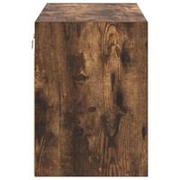 Garagewandkast bewerkt hout gerookt eiken - thumbnail