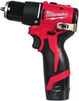 Milwaukee m12 blpdrc-202c compact koolborstelloze accu slagboormachine - 4933500422 - thumbnail