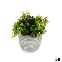 Decoratieve plant Blommor Plastic 20 x 20,5 x 20 cm (8 Stuks) - thumbnail