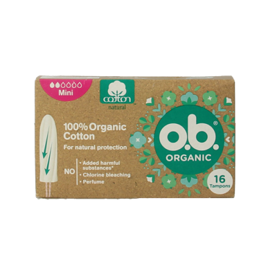 Tampons organic mini 16 Stuks