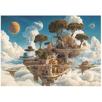 Puzzle - EDUCA - Regno delle Nuvole - 500 pezzi - Tema Fantasy - 48 x 68 cm