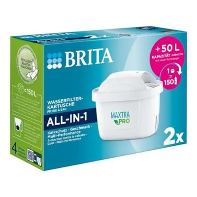 Brita Maxtra Pro All-in-1 Waterfilterpatronen 2 Stuks