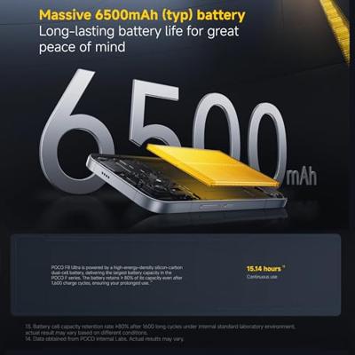 Smartphone Xiaomi POCO F8 Ultra 6,9" Octa Core 12 GB RAM 256 GB Blauw