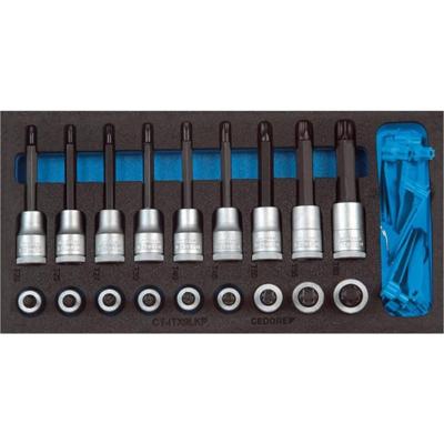 Gedore Doppenset 1/2" Torx kort/lang - 2308940