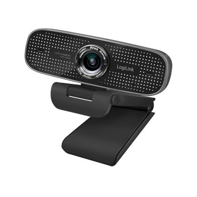 LogiLink Webcam Webcam 1920 x 1080 Pixel Klemhouder, Microfoon