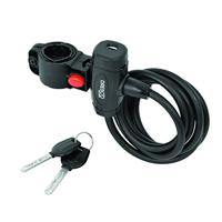 Dresco 5250206 fietsslot Zwart 1500 mm Kabelslot - thumbnail