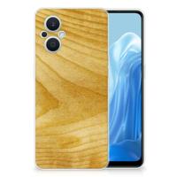 OPPO Reno8 Lite Bumper Hoesje Licht Hout - thumbnail