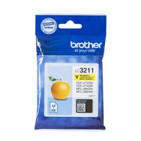 Brother inktcartridge, 200 pagina's, OEM LC-3211Y, geel - thumbnail