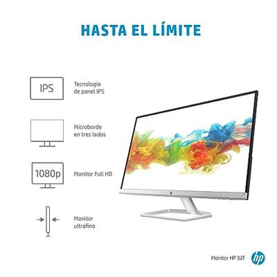HP 32f, 32 Inch Full-HD (1920x1080p) 300 Nits IPS-monitor, HDMI, VGA, Onstpiegeld (6XJ00AA)