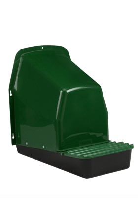 Pluimvee legnest met eieropvang