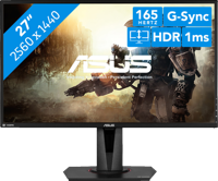 Asus TUF Gaming VG27AQ Monitor Zwart - thumbnail