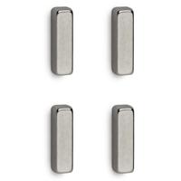 Maul Neodymium magneet MAUL (b x h x d) 15 x 4 x 4 mm Rechthoekig, Staaf Zilver 4 stuk(s) 6169096 - thumbnail
