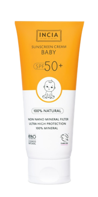 Incia 100% Natural Sunscreen Cream Baby SPF50+