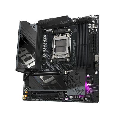 Gigabyte X870M AORUS ELITE WIFI7 Moederbord Socket AMD AM5 Vormfactor Micro-ATX Moederbord chipset AMD® X870