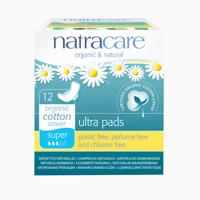 Natracare Ultra Pads Super Maandverband 12st - thumbnail