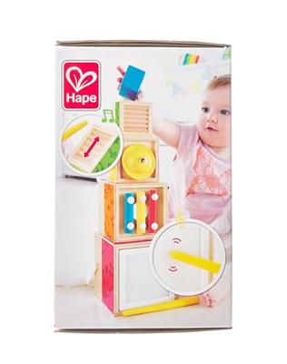 Muziekale stapeldozen HAPE rood