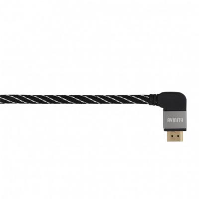Avinity High-speed HDMI-kabel St. - St. 90° Stof Verguld Ethernet 3,0 M