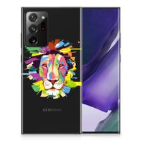 Samsung Galaxy Note20 Ultra Telefoonhoesje met Naam Lion Color - thumbnail