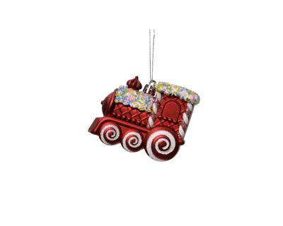 Kerstornament Trein Plastic Assorti 1st