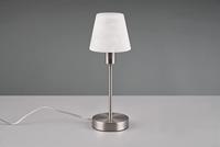 Trio TafellampjeLuis Ii nikkel met wit glas - 595700107 - thumbnail