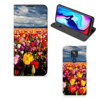 Motorola Moto G9 Play Smart Cover Tulpen - thumbnail