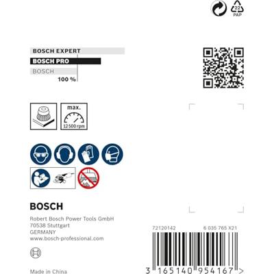 Bosch Accessoires X-LOCK Komstaalborstel gegolfde draad, vermessingd 75mm 0.3mm - 1 stuk(s) - 2608620730 - thumbnail