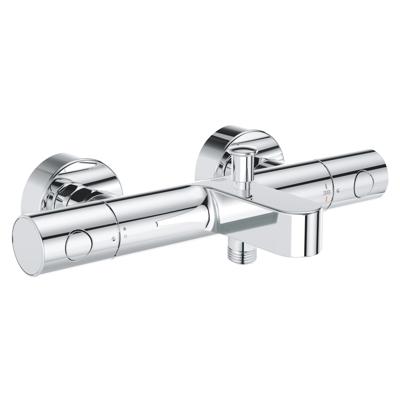 GROHE Grohtherm-800 Cosmopolitan badkraan thermostatisch met omstel en koppelingen chroom 34766000 GROHE Grohtherm-800 Cosmopolitan badkraan thermostatisch met omstel en koppelingen chroom 34766000