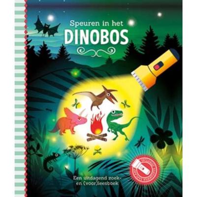 Speuren in het Dinobos + kartonnen zaklamp Speuren in het Dinobos + kartonnen zaklamp