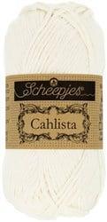 Scheepjes Cahlista 50g - 105 Bridal White - Haakgaren / Breigaren