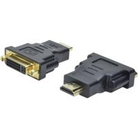 Digitus AK-330505-000-S HDMI / DVI Adapter [1x HDMI-stekker - 1x DVI-bus 24+5-polig] Zwart - thumbnail