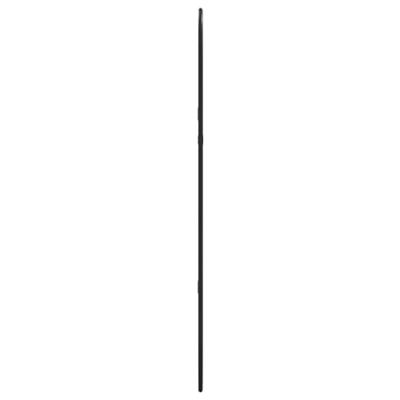 VidaXL Wandspiegel 70x30 cm ovaal zwart