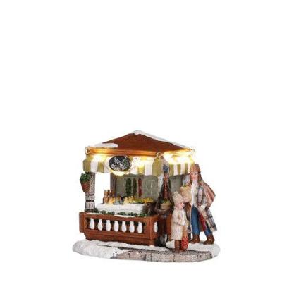 Olives market battery operated l12xb9xh10cm Kerst Luville - Luville