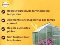Schaduwdoek voor kassen - SOLABIOL - SOS500 - 500 g net - Voor kassen/koude bakken/serres - Vermindert licht met 60% - thumbnail